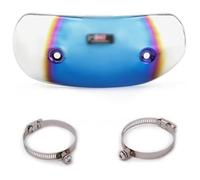 Middle Section Link Pipe For Z800 Motorcycle Exhaust End Silencers Exhaust Muffler Pipe Leg Protector Heat Shield Cover Carbon Steel Motorcycle Exhaust(10)
