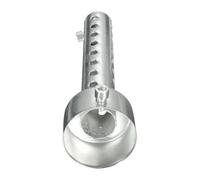 Middle Section Mid Link Pipe For Motorcycle Exhaust Adjustable Muffler Silencer 35mm/42mm/45mm/48mm/60mm Can DB Killer Silencer Noise Sound Eliminator(Long A 48mm)