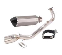 Middle Section Mid Link Pipe For Y&amaha Xmax 125 X MAX125 2021 2022 Slip On Full Systems Motorbike Exhaust End Silencers Exhaust Escape Fornt Link Pipe Muffler(9)