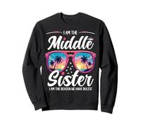 Middle Siblings Matching I Am Reason We Have Rules Sweatshirt
