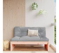 Middle Sofa 120x80 cm Solid Wood Douglas Berkfield Home Brown One Size