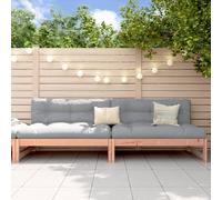 Middle Sofa Natural Douglas Solid Pinewood 120x80 cm Modular Section Outdoor New