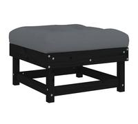 Middle Sofas Patio Wooden Sectional Sofa with Cushionss Solid Wood Pine vidaXL