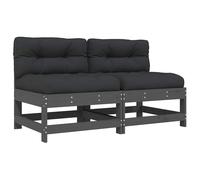 Middle Sofas with Cushions Sectional Sofa Seater Chair Solid Wood Pine vidaXL