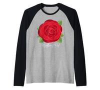 Middlemist Red Camellia Rare Flower Botanical Gardening Raglan Baseball Tee