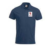Middlesbrough 1950s Retro Football Polo Embroidered Logo
