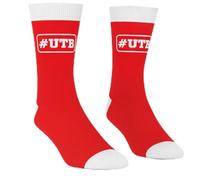 Middlesbrough FC Socks - UTB Boro Fan Socks, Gift for Dad, Teesside Smoggy Football Socks, Size 6-11