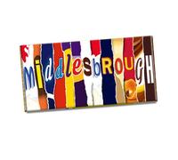 Middlesbrough Football Club FC CHOCOLATE BAR WRAPPER Novelty Gift Present for Friends Sport Fans (without chocolate bar)