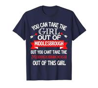 Middlesbrough Girl Cant Take Her Out of Middlesbrough T-Shirt, Men, Navy Blue, Large