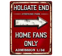 Middlesbrough Metal Wall Sign, Home Fan Vintage Retro Football Club Plaque, Match Day Keepsake, Man Cave Home Bar Decor Birthday Father's Day Gift - HF72