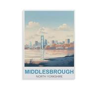 Middlesbrough, North Yorkshire,Puzzle 1000 Pieces Jigsaw Puzzles for Adults and Child(75x50cm)-GR24