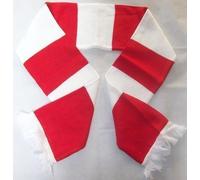Middlesbrough Red and White Retro Bar Scarf by 1000 Flags