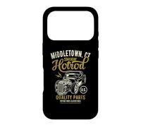 Middletown CT USA Hotrod Vintage Distressed Car Design Case for iPhone 17 Pro