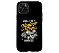 Middletown CT USA Vintage Vibes Car Distressed Design Case for iPhone 11 Pro