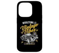 Middletown CT USA Vintage Vibes Car Distressed Design Case for iPhone 14 Pro