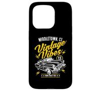 Middletown CT USA Vintage Vibes Car Distressed Design Case for iPhone 15 Pro