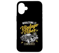 Middletown CT USA Vintage Vibes Car Distressed Design Case for iPhone 16 Plus
