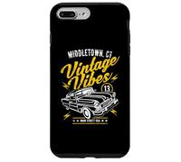 Middletown CT USA Vintage Vibes Car Distressed Design Case for iPhone 7 Plus/8 Plus