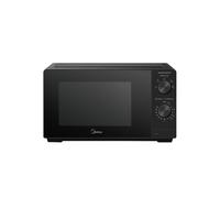Midea 20L Manual Solo Microwave, 700W, MET Inverter Technology, Energy-Saving Mode, Compact, Black - MMOP01MZ-BK