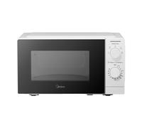 Midea 20L Manual Solo Microwave, Energy-Saving Mode, MET Inverter Technology, 700W, Compact, White - MMOP01MZ-WH