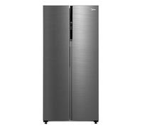 Midea 460L American Side-By-Side Fridge Freezer, Frost Free, MDRS619FIE46 | WiFi Smart Control, PlasmaPure Fresh System, Multi Air Flow, 271L Fridge + 189L Freezer, 177.5cm Height, Stainless Steel