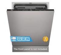 Midea 60cm Fully Integrated Dishwasher, 14 Place Settings | Wi-Fi Connected With 44dB Quiet Operation, Speed Wash & Power Wash, Energy Class C, Ideal For Seamless UK Kitchen Fit [Energy Class C]