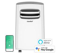 Midea Comfee 9000Btu Portable Air Conditioner Wifi Smart Control Dehumidifier Timer Remote - White