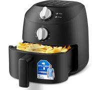 Midea Compact 2L Air Fryer - 1150W, Dishwasher Safe Non-Sitck Basket, BPA Free, 12 Preset Menus, 80-200°C Temperature Control