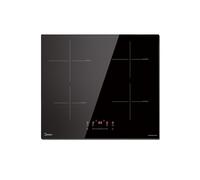 Midea Induction hob, with 4 cooking zones, ceramic hob, wiring, touch control, automatic shut-off, child safety