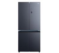 Midea Insta Fit Master MDRM706BIE70 Total No Frost American Fridge Freezer - Midnight Glass - E Rated, Black
