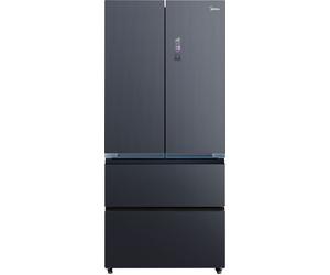 Midea Insta Fit Master MDRF705BIE70 Total No Frost American Fridge Freezer - Midnight Glass Black