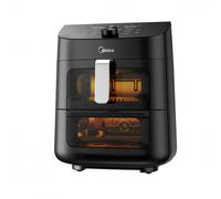 Midea MAF112B0BPKW - Black 11L Two-zone Air Fryer - 1900W - B energy