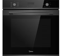 Midea MBO7NM30D0-BS Built In Electric Single Oven - Black - A Rated, Black