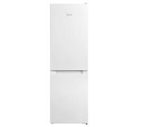 Midea MDRB241FGE01 Low Frost Fridge Freezer 174L, 60/40 Split, White 115L Fridge & 59L Freezer, LED Light, Reversible Door, Adjustable Shelves