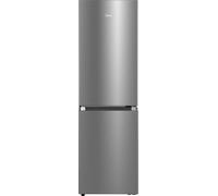 Midea MDRB379FGD02 180cm High 60/40 No Frost Fridge Freezer - Silver - D Rated, Silver
