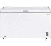 Midea Chest Freezer, 418 Litres, White, Fast Freeze, Adjustable Thermostat, Over-Temperature Alert, 3 Compartments, 85.3x141.6x75.0 cm