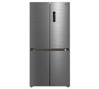 Midea MDRF632FIE46 84cm Wide WiFi Connected Total No Frost Multi-Door American Fridge Freezer, Inox, E-Rated