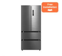 Midea MDRF692FIC46 side-by-side refrigerator Freestanding 516 L C Brushed steel