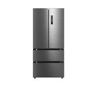 Midea MDRF692FIC46 84cm Wide 190cm Tall Wifi Connected Total No Frost American Fridge Freezer, Inox, C Rated