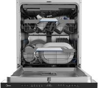 Midea Fully Integrated Dishwasher with 14 Place Settings, Wi-Fi Connected, 60 cm Width, 44dB Silence, Speed Wash & Power Wash-MDWEB1403M(B)