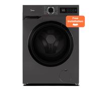 Midea MF110W100BA10/T 10kg 1400rpm Freestanding Washing Machine - Dark Graphite - A Rated