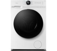 Midea MF20EW90WB Freestanding Washing Machine, BLDC Motor, Bright LED Display Lunar Dial, Steam, Allergy Care, Half-Load, Add Garment, Delay Start, Child Lock, App Control, 9 kg White