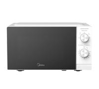 Midea Solo Microwave - 20L, 700W, White, Manual Controls, MET Inverster Technology, MMOP01MZ-WH
