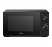 Midea MMOP01MZBK 700Watts Compact Microwave 20litres Black