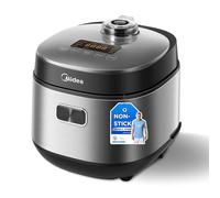 Midea rice cooker with 9 functions, 2L, 4 cups, for 1-3 persons, advanced heating technology, 30 min quick rice, non-stick coating, 24-hour keep warm & timer - STEAM COOKER INSERT, RICE COOKER SMALL