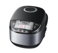 Midea Rice Cooker With Steamer,10 cup, 5 Litre, 11 Multicook Functions, LED display, Warmer, 24-Hr Delay Timer, Fuzzy Logic,Non-Stick Removable Inner Pot (Black)