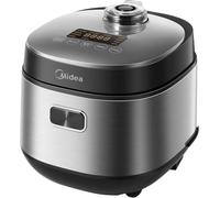 Midea Small Rice Cooker, 4 Cup 2L, 9-in-1 Multicooker Functions, Silver | Non-Stick Inner Pot, Steamer Insert, Quick Rice, Anti-Spill, Temp Control, 24h Timer & Keep Warm, for 1-3 Persons, Easy Clean