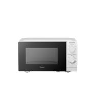 Midea Solo Microwave - 20L, 700W, White, Manual Controls, MET Inverter Technology, MMOP01MZ-WH