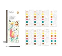 Mideer Pocket Magic Water Coloring Book, Water Colouring Book for Children, Watercolouring Sets for Kids Ages 4-8, Water Colouring Painting Books with Brush (Enchanted Garden)