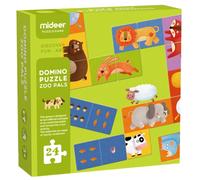 Mideer Puzzles & Games Domino Puzzle Zoo Pals